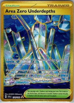 Area Zero Underdepths 174/142 SV07: Stellar Crown - Pokemon Card - NM - Image 1