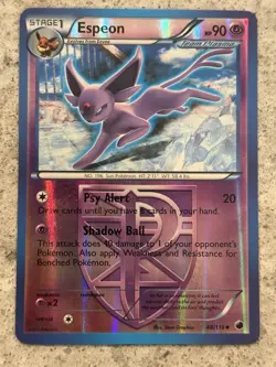 Espeon Team Plasma 48/116 Black & White Plasma Freeze Reverse Holo Card - Image 1