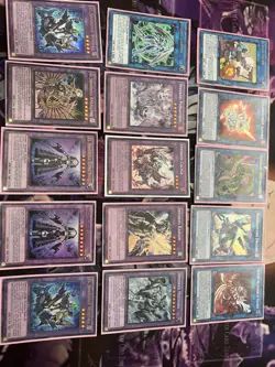 Yu-Gi-Oh Invoked Shaddoll Deck Complete with Sleeves and Deck Box ALL HOLO - Image 2