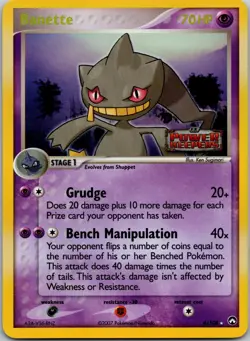 Banette 4/108 EX Power Keepers Reverse Holo Stamped Pokemon Card NM/VLP - Image 1