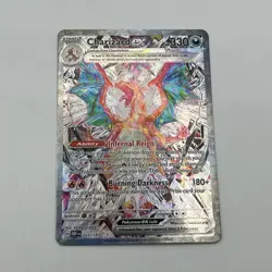 Pokemon TCG Charizard EX Obsidian Flames Holo Card 223/197 Special Illustration - Image 1