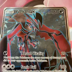 Yveltal GX 124/131 Pokemon Sun & Moon Forbidden Light Full Art Card English - Image 3
