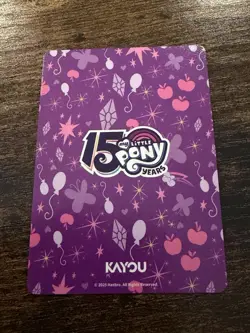 My Little Pony Trading Card 15 Years Applejack Kayou MLPME02-SGR-006L5 2025 Foil - Image 2