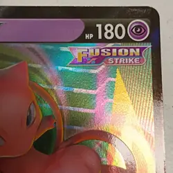 Pokemon Mew V Fusion Strike Ultra Rare Holo 113/264 Psychic HP180 Card - Image 5