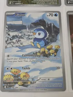 Pokemon Illustration rare Piplup / Flygon / Ninjask / Litleo / Nymble Card Lot - Image 4