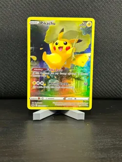 Pokemon Pikachu Holo Ultra Rare Card GG30/GG70 Crown Zenith Galarian Gallery - Image 1