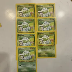 BULBASAUR - Base Set - 44/102 - Common - Pokemon Card - Unlimited Edition - MP - Image 1
