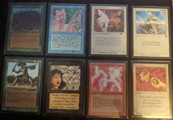 MTG Lot 9 Old Vintage Cards. ALPHA, BETA, Legends, Antiquities, The Dark. Lot #3 - Image 2
