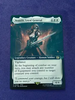Beatrix, Loyal General (Extended Art) Final Fantasy Regular MTG - Image 1