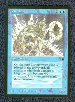 BRINE HAG uncommon 1994 LEGENDS Magic the Gathering Unplayed Near mint - Image 1