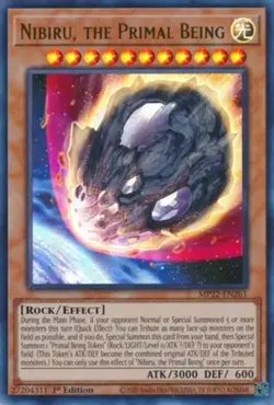 Yugioh! LP Nibiru, the Primal Being - MP22-EN261 - Ultra Rare - 1st Edition Ligh - Image 1