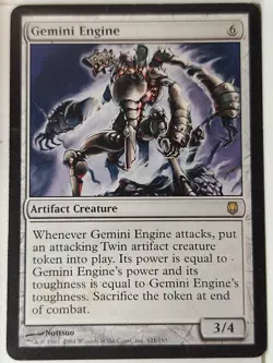 Gemini Engine - Darksteel - Magic the Gathering MTG Nice! - Image 1