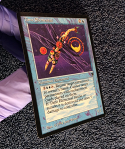 TIME ELEMENTAL rare 1994 LEGENDS Magic the Gathering Unplayed Near mint - Image 3