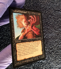 TOUCH OF DARKNESS uncommon 1994 LEGENDS Magic the Gathering Unplayed. NM - Image 5