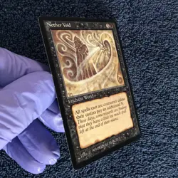 NETHER VOID rare 1994 LEGENDS Magic the Gathering Unplayed Corner Bend - Image 5