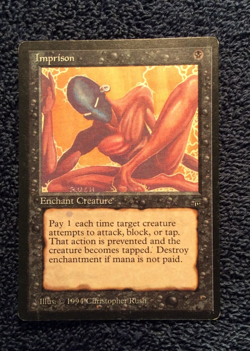 IMPR*SON uncommon 1994 LEGENDS Magic the Gathering Unplayed. - Image 4