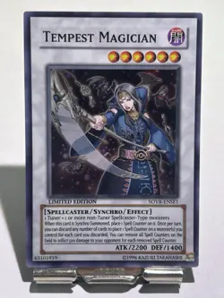 Yu-Gi-Oh! TCG Tempest Magician SOVR-ENSE1 LIMITED EDITION ENGLISH NM - Image 1