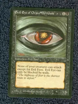 EVEIL EYE OF ORMS-BY-GORE 1994 LEGENDS Magic the Gathering Unplayed. NM-M - Image 1