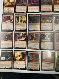 Magic The Gathering Lot (42) Rare/Mythic Lot RED - - Image 2