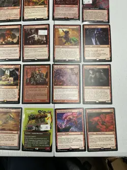 Magic The Gathering Lot (42) Rare/Mythic Lot RED - - Image 3