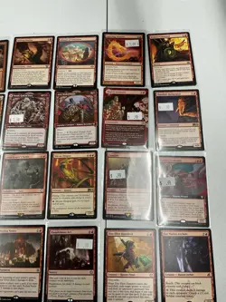 Magic The Gathering Lot (42) Rare/Mythic Lot RED - - Image 4