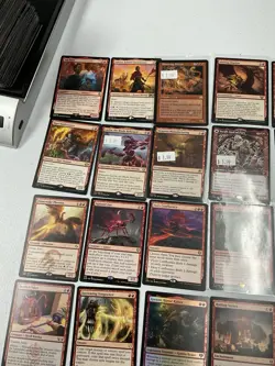 Magic The Gathering Lot (42) Rare/Mythic Lot RED - - Image 5