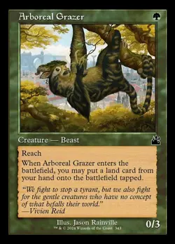 Light Play x 1 Arboreal Grazer - Foil - Retro Frame Ravnica Remastered Variants - Image 1