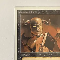 MTG: Shadow Signed by Douglas Shuler - Demonic Tutor - Revised 3rd Edition - NM - Image 2