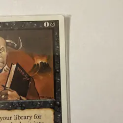 MTG: Shadow Signed by Douglas Shuler - Demonic Tutor - Revised 3rd Edition - NM - Image 3