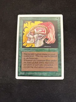 Llanowar Elves Unlimited Edition Mtg NM1 - Image 1