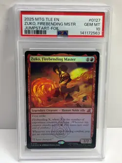 Magic the Gathering #200 Zuko, Firebending Master Foil - Image 1