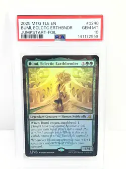 Bumi, Eclectic Earthbender Avatar: PSA 10 Airbender: Eternal-Legal Foil Magic - Image 1