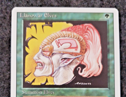 Llanowar Elves MTG - 3rd Edition - Revised - No Play NM ..............(DS3D1K6) - Image 3