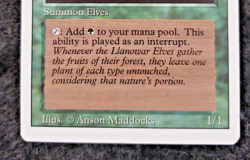 Llanowar Elves MTG - 3rd Edition - Revised - No Play NM ..............(DS3D1K6) - Image 5