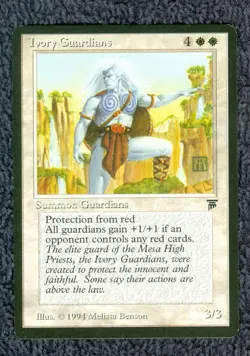IVORY GUARDIANS uncommon 1994 LEGENDS Magic the Gathering Unplayed Near mint - Image 1