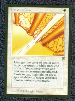 HEAVEN'S GATE uncommon 1994 LEGENDS Magic the Gathering Unplayed Near mint - Image 1