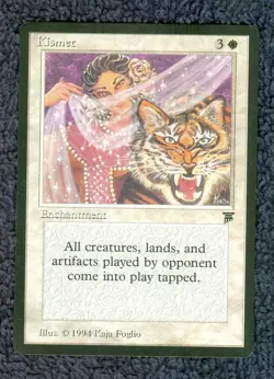 KISMET uncommon 1994 LEGENDS Magic the Gathering Unplayed Near mint - Image 1