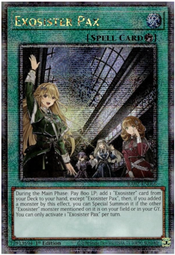 Yugioh! - Exosister Pax - RA02-EN066- Quart. Century Rare - 1st Ed - NM/M - Image 1
