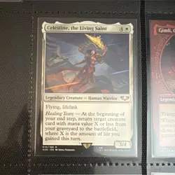 MTG Celestine, the Living Saint Legendary Creature Rare Warham… - Image 1