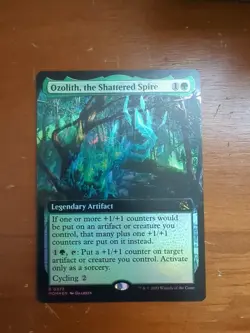 Ozolith, the Shattered Spire (Extended Art) March of the Machine Foil - Image 1