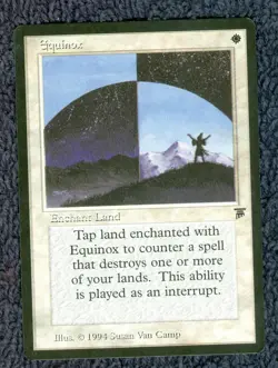 EQUINOX common 1994 LEGENDS Magic the Gathering Unplayed Near mint - Image 1