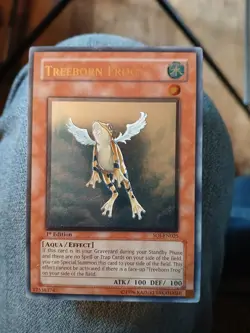 USA Seller Yugioh Treeborn Frog SOI-EN025 Ultimate Rare 1st Edition LP - Image 1
