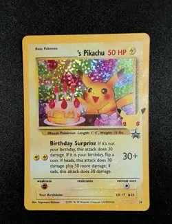 Pokemon TCG Birthday Pikachu 24/53 Celebrations Classic Collection NM - Image 1