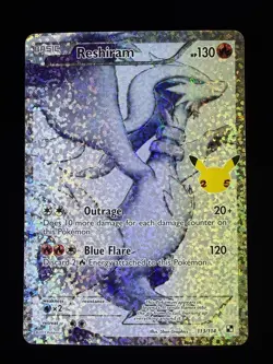 Pokemon TCG Celebrations: Classic Collection #113/114 Reshiram - Image 1