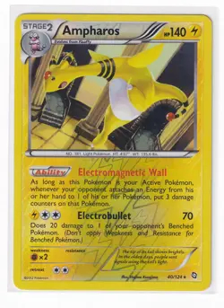 Ampharos 40/124 - Dragons Exalted - MP Reverse Holo Rare - Pokemon TCG - Image 1