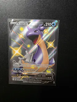 Lapras V SV110/SV122 Shining Fates NM Full Art Ultra Rare Pokemon TCG Clean! - Image 1