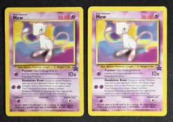 Pokemon TCG Mew Black Star Promo #8 X2 - Image 1