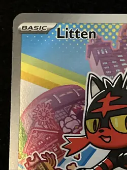 Litten MEP 044 Pokemon First Partner Illustration Black Star Promo - Image 3