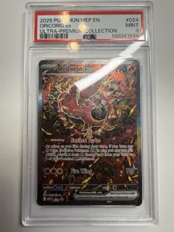 2025 POKEMON MEP EN-ME BLACK STAR PROMO #024 ORICORIO EX PSA 10 - Image 1