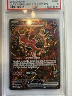 2025 POKEMON MEP EN-ME BLACK STAR PROMO #024 ORICORIO EX PSA 10 - Image 2